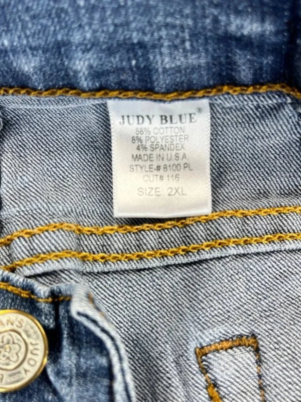Judy Blue Mid Rise Jeans - Picture 7 of 8
